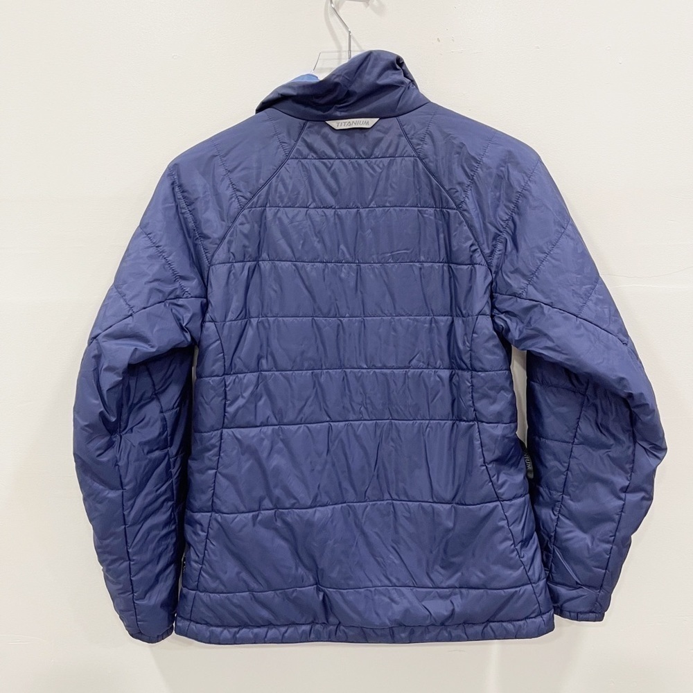 Columbia Women’s Reversible Tech Interchange Titanium Blue Size Small Winter - Picture 2 of 11